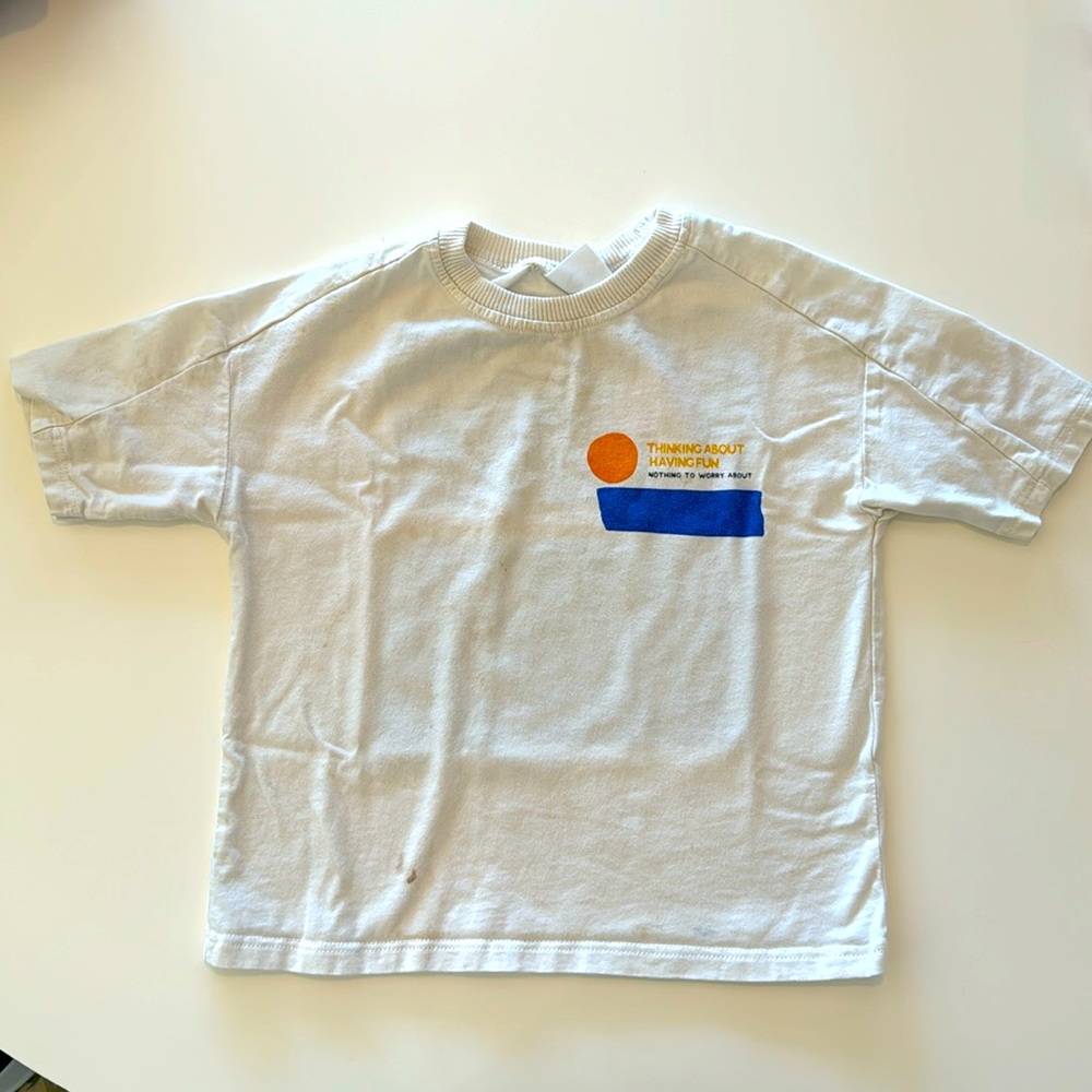 Zara boys 2-3 years t-shirt fair condition